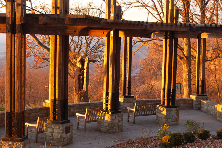 Ault Park Overlook by Peter Wimberg